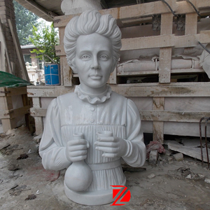 Madame Curie bust sculpture